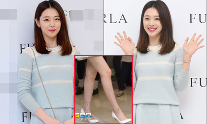 Sulli (fx) lộ chân đầy 'hoa gấm'