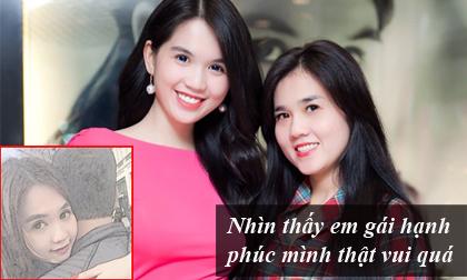 Chị gái Ngọc Trinh vui vì em gái tìm được hạnh phúc