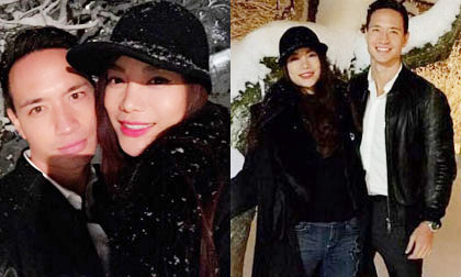 Kim Lý tình tứ bên Trương Ngọc Ánh ở trời Tây