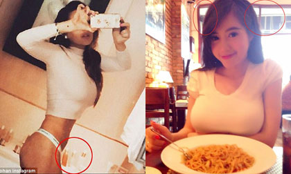 Lilo photoshop vòng eo đến... nghiêng lọ, chẳng khác Elly Trần