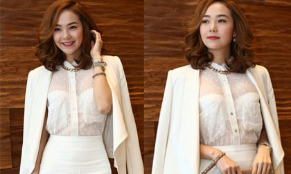  Minh Hằng ăn diện xinh đẹp đi “tậu” nhà bạc tỷ