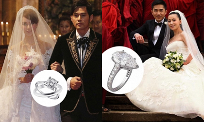 Những chiếc nhẫn cưới 'khủng' của sao