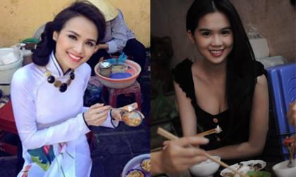 10 mỹ nhân Việt bị 'bỏ bùa' bởi đồ ăn vỉa hè