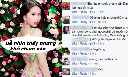 Ngọc Trinh tự nhận mình 'khó chạm vào'