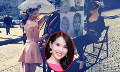 Hé lộ hậu trường chụp ảnh ở trời Âu của Ngọc Trinh