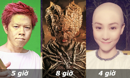 Khi sao Việt mất hàng giờ đồng hồ cho việc hóa trang