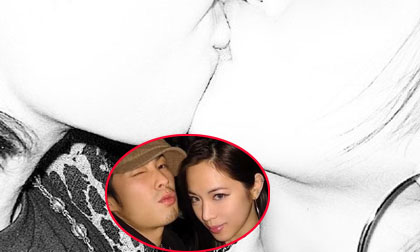 Ngô Kiến Hào khoe ảnh 'khóa môi' vợ, dập tin đồn ly hôn