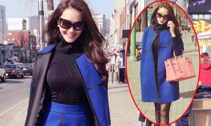 Á hậu Linh Chi 'sang chảnh' trên đường phố Seoul