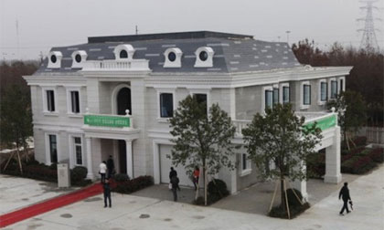 Ngôi nhà được xây dựng bằng máy in 3D