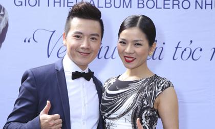 Lệ Quyên rạng rỡ đến chúc mừng “anh trai”