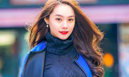 Á hậu Linh Chi thanh lịch dạo phố Seoul