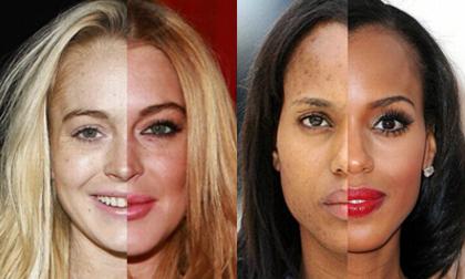 Khuôn mặt 'vịt bầu - thiên nga' của sao trước và sau trang điểm