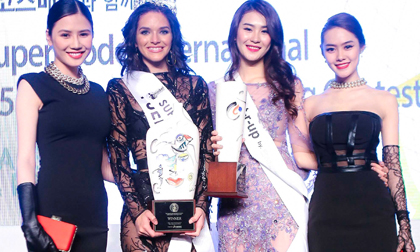 Phan Hà Phương đoạt giải Nhì 'Siêu mẫu Quốc tế 2015'