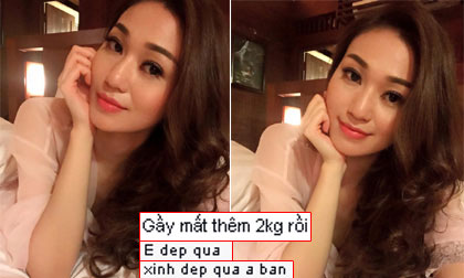 Khánh My sụt 2kg vẫn được khen xinh đẹp