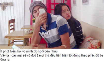 Duy Nhân tình cảm bên vợ trước khi điều trị đợt 3