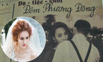 Ngân Khánh giấu mặt chồng trong thiệp báo hỷ