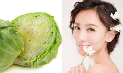 Làn da mịn màng với mặt nạ cải bắp