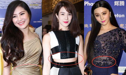 Những pha mặc đồ gợi cảm lộ 'ngấn mỡ' của kiều nữ châu Á