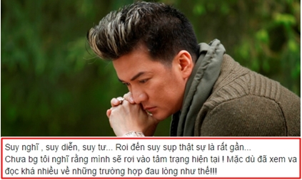 Đàm Vĩnh Hưng suy sụp tinh thần và mất ngủ nhiều đêm