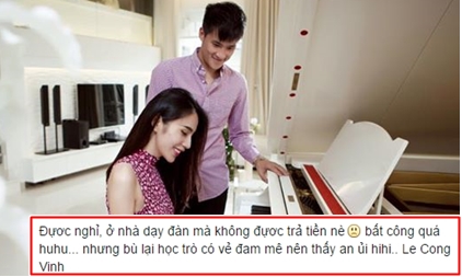 Thủy Tiên dạy đàn cho 'học trò' Công Vinh