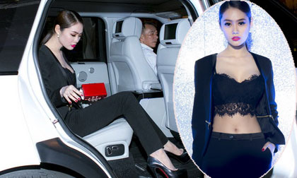 Linh Chi ăn diện gợi cảm, đi xe 8 tỷ của Ngọc Trinh dự event 