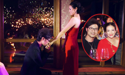 Chương Tử Di rơi nước mắt vì được Uông Phong cầu hôn 