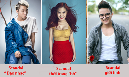 Những sao Việt quen mãi một kiểu scandal để nổi tiếng