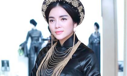 Lý Nhã Kỳ sẽ diện áo dài phong cách Hoàng hậu Nam Phương tới Pháp