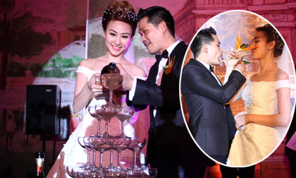 Ngân Khánh lộng lẫy với váy cưới 200 triệu trong đám cưới cổ điển