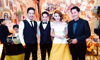 Đạo diễn Lê Minh lịch lãm dự đám cưới Ngân Khánh