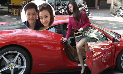 Bắt gặp chồng đại gia lái siêu xe 15 tỷ chở Midu đi cà phê