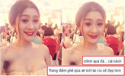 Lâm Chi Khanh lộ nách 'kinh dị' cùng gương mặt 'lòe loẹt, cứng đơ'