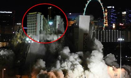 Hãi hùng khi tòa nhà 12 tầng 'biến mất' trong tích tắc