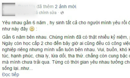 Bị phụ tình trước Valentine, chàng trai viết tâm thư gửi người yêu khiến dân mạng dậy sóng