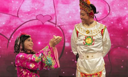 'Cô Đẩu' Công Lý tình tứ với 'Thiên Lôi' Tuấn Hưng