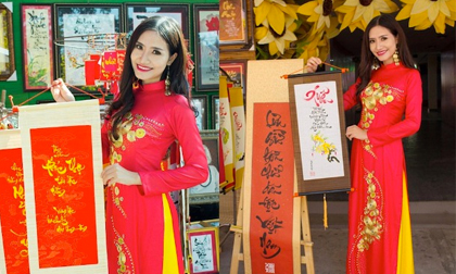 Dương Hiểu Ngọc tỏa nắng với BST áo dài 'Du xuân' của NTK Tommy Nguyễn