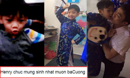 Clip: Subeo nhún nhảy hát mừng sinh nhật muộn bố Cường Đô la