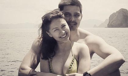 'Cặp tiên đồng ngọc nữ Philippines' khoe khoảnh khắc ngọt ngào trên biển