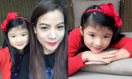Con gái Trương Ngọc Ánh tô son điệu đà, 'đọ' sắc cùng mẹ