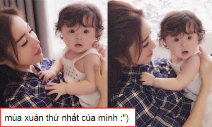 Cadie xúng xính váy áo đón chào năm mới