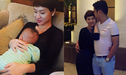 Trà My Idol thảnh thơi bên chồng con ngày cuối năm