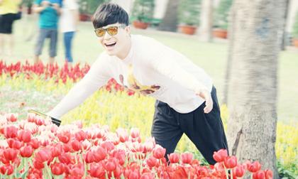 Bắt gặp Nathan Lee thời trang trẻ trung du Xuân đầu năm