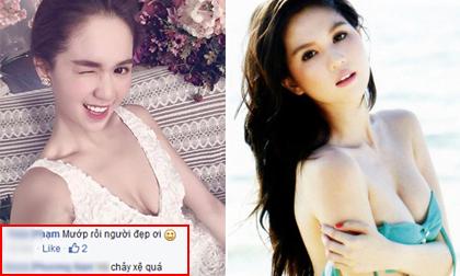 Ngọc Trinh bị chê vì vòng một bất ngờ chảy xệ 