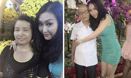 Phi Thanh Vân tình cảm hết mực bên bố mẹ
