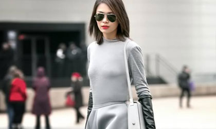 Vẻ đẹp cá tính của Mâu Thủy trên đường phố New York