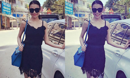 Trà Ngọc Hằng tiếp tục 'lăng xê' xu hướng váy ngủ dạo phố