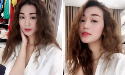 Khánh My thay đổi tóc mới ngày đầu năm