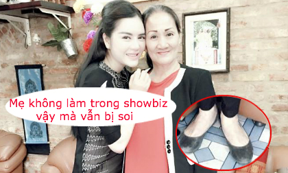 Lý Nhã Kỳ bức xúc khi mẹ bị fan 'soi' đi giày cũ 