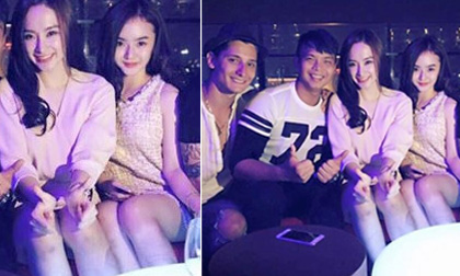 'Bắt gặp' chị em Angela Phương Trinh vui vẻ đi bar