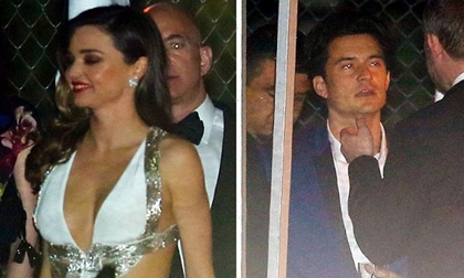 Miranda Kerr bị 'tóm gọn' ra về cùng Orlando Bloom